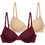 Dorina Σουτιέν Push Up με Μπανέλα Μπεζ Μπορντό FXTT0001LA087-2X0394