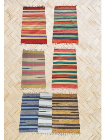 Πατάκια διακοσμητικά Color mix 50X80cm 80% cot.-20%pol. (12τμχ)