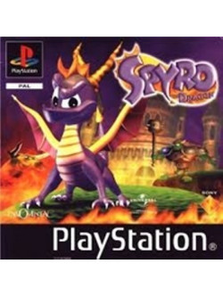 Spyro Year Of The Dragon Platinum Edition Used PS1