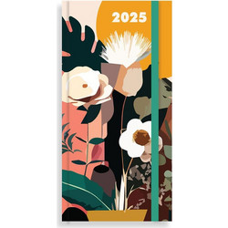 Ημερολόγιο Ημερήσιο 2025 Blossom με Λάστιχο 8x16cm σε 4 Σχέδια 586120 Tesoro