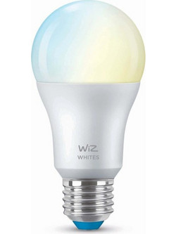 Έξυπνη Λάμπα E27 60W A60 LED Λευκό 3CCT Dimmable 929003781922 Wiz-929003781922-Λευκό 9,29E+11