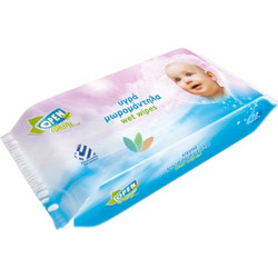 Open Care Baby Wet Μωρομάντηλα Χωρίς Οινόπνευμα 72τμχ