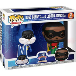 Funko Pop! Movies Space Jam 2 Bugs as Batman & LeBron James as Robin Exclusive