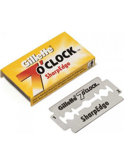 Gillette 7 Ο'Clock Yellow Ανταλλακτικές Λεπίδες 5τμχ