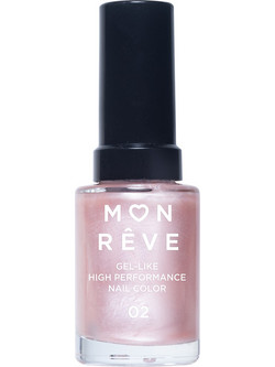 Mon Reve Gel Like 02 Gloss Βερνίκι Νυχιών Μακράς Διαρκείας 13ml