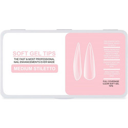 UpLac Gelly Tips Soft 240 pcs Stiletto Medium
