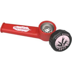 PieceMaker Karma Silicone Pipe - Macaw Red