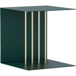 Ράφι Τοίχου Teaser 5006 30x30x30cm Green-Brass Umage