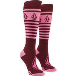 VOLCOM W STRIKER WOOL BLEND OTC SOCKS - K6352501-BUR MULTI