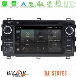 Bizzar U-MTT-TY9534 Ηχοσύστημα Αυτοκινήτου με Οθόνη Αφής USB Bluetooth & GPS