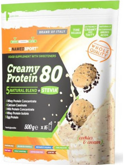 NamedSport Creamy Protein 80 Cookies & Cream Πρωτεΐνη 500gr