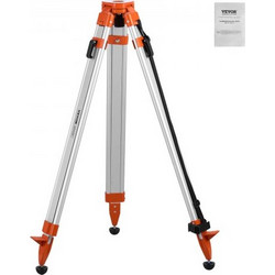 VEVOR Τρίποδο για Laser Level, Ρυθμιζόμενο Ύψος 42-166 cm, Σπείρωμα 5/8"-11 JZSJJZYSSTS02U6QMV0