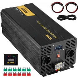 VEVOR Καθαρός Ημιτονοειδής Μετατροπέας 5000W DC12V σε AC230V LCD PYKCZXNBQCZXLNWVWV2