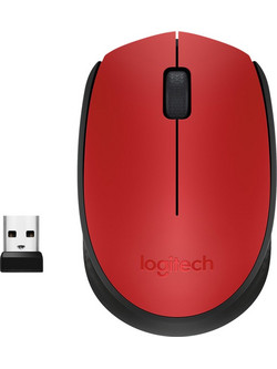 Logitech M170 Ασύρματο Mini Ποντίκι Red
