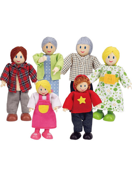 Hape Happy Family Caucasian 6 Σχέδια