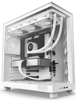 NZXT H6 Flow White Midi Tower Κουτί Υπολογιστή με Πλαϊνό Παράθυρο