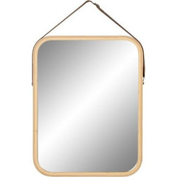 Τοίχο καθρέφτη Home ESPRIT Φυσικό Βασικό 35 x 2 x 45 cm
