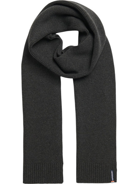 SUPERDRY W D3 SDNA ESSENTIAL LOGO KNITTED SCARF - M9310078A-VZ5 GREY