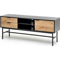 Diommi Έπιπλο Τηλεόρασης Ξύλινο Οξιά Μ61xΠ150xΥ40cm Murano RTV-1 60-22487