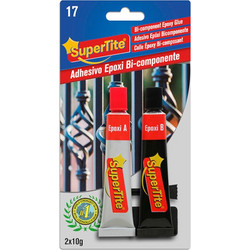 Supertite 2517 Εποξική Κόλλα Γρήγορη 10gr 2 Σωληνάρια