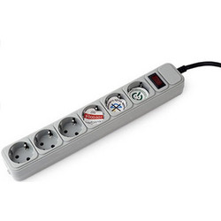 GEMBIRD SURGE PROTECTOR 6 SOCKETS 1,8m
