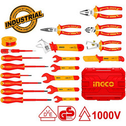 INGCO HKITH1901 Σειρά εργαλείων ηλεκτρολόγων 1000V 19 τεμ