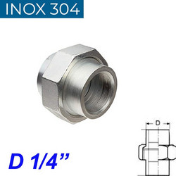 INOX 304 Ρακόρ 1/4"