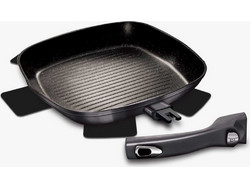 Berlinger Haus Metallic Line Carbon Pro Edition BH-6914 Σχαροτήγανο Αλουμινίου Μαρμάρινη Επίστρωση 28x28cm