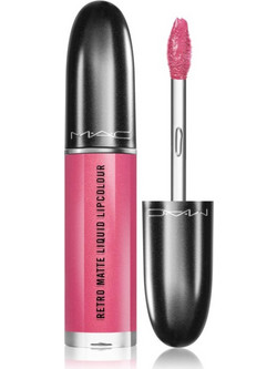 M·A·C Retro Matte Liquid Lipcolour Metallic Rose 5ml