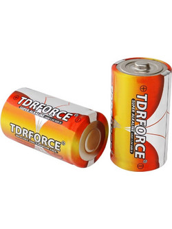 Αλκαλικές Μπαταρίες 1.5V LR20 D TDRFORCE 2τμχ