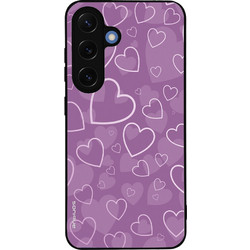 Sonique Heart Series Back Cover Violet (Samsung Galaxy S25)