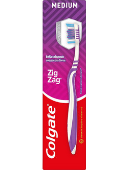Colgate Zig Zag Medium Οδοντόβουρτσα Μωβ