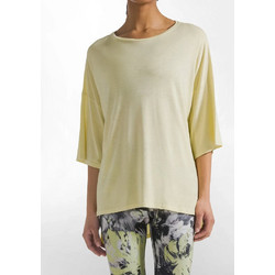 DEHA T-SHIRT OVERSIZE ΚΙΤΡΙΝΟ ΜΕ ΣΤΡΟΓΓΥΛΗ ΛΑΙΜΟΚΟΨΗ ΑΝΕΤΗ ΕΦΑΡΜΟΓΗ