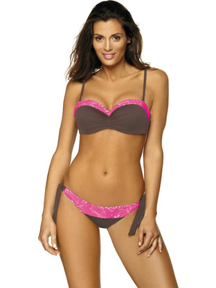 Marko Bikini Set Strapless με Ενίσχυση Πολύχρωμο M-491-114132