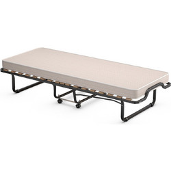 Costway Πτυσσόμενο Κρεβάτι με Στρώμα Memory Foam - Ιδανικό για Επισκέπτες και Γραφείο HW72812