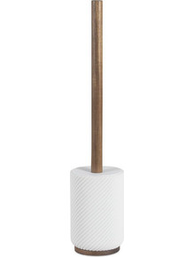 Andrea House - Πιγκάλ Μπάνιου Polyresin Stripes Acacia Wood