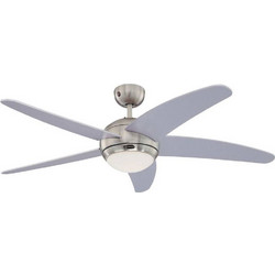 Westinghouse Bendan 72220 Ανεμιστήρας Οροφής 132cm 60W με Φως & Τηλεχειριστήριο Ασημί