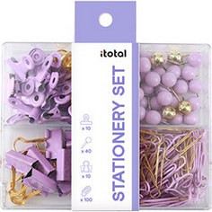 Σετ Γραφειου i-Total Μωβ Pastel Xl3001