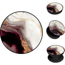 Sonique Marble Series Pop Socket Burgundy