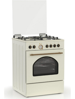 Thermogatz TGS 4320 04.401.094 Κουζίνα Ηλεκτρική 60lt με Εστίες Αερίου 60cm