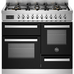 Bertazzoni PRO106L3ENET Κουζίνα Ηλεκτρική με Εστίες Αερίου 99.5cm