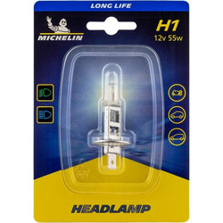 Michelin Λάμπα Αυτοκινήτου H1 12V 55W Long Life, 1τμχ