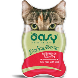 Oasy World Of Love Adult Delicatesse Pate with Veal 85gr