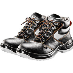 Neo Tools Leather Μποτάκια Ασφαλείας S1P Μαύρα 415