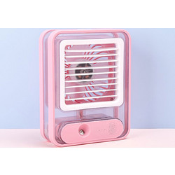 Mini Air Cooler, Ανεμιστήρας Υδρονέφωσης & Υγραντήρας 4.5W Μπαταρίας