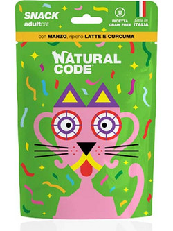 Natural Code Adult Grain Free Μοσχαρίσιο Κρέας & Κουρκουμά 60gr