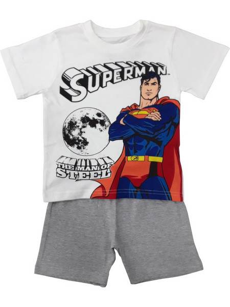 Πιτζάμα Καλοκαιρινή Superman Grey 80102030021