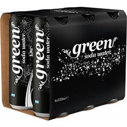 GREEN SODA WATER 6X330ml