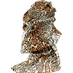 ΕΣΑΡΠΑ-ΦΟΥΛΑΡΙ ΑΠΟ ΠΟΛΥΕΣΤΕΡ σε animal print και σε αποχρώσεις του καφέ-μπεζ