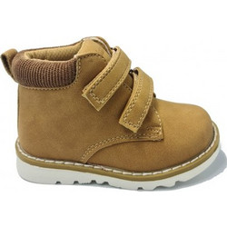 Chicco Παιδικά Μποτάκια Καφέ με Σκρατς 62374-260